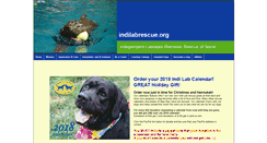 Desktop Screenshot of indilabrescue.org